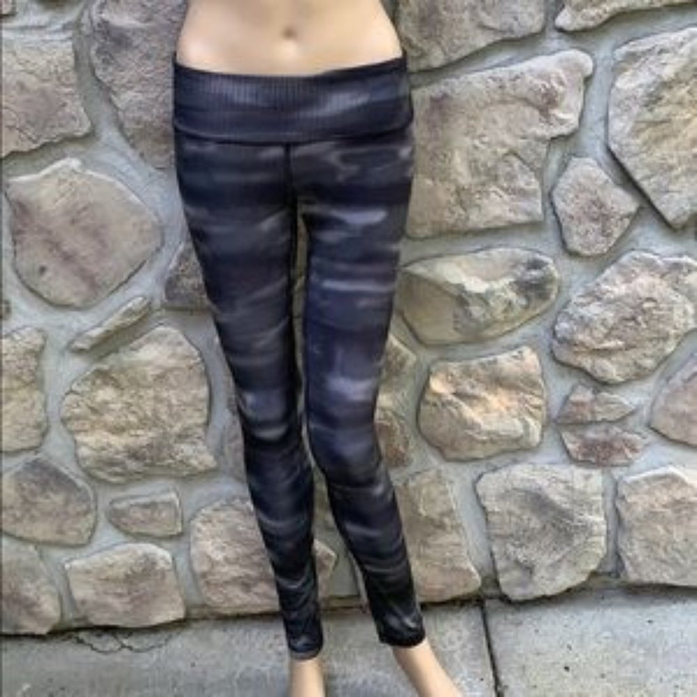 REEBOK | Black and Gray Active Wear Workout Pants
